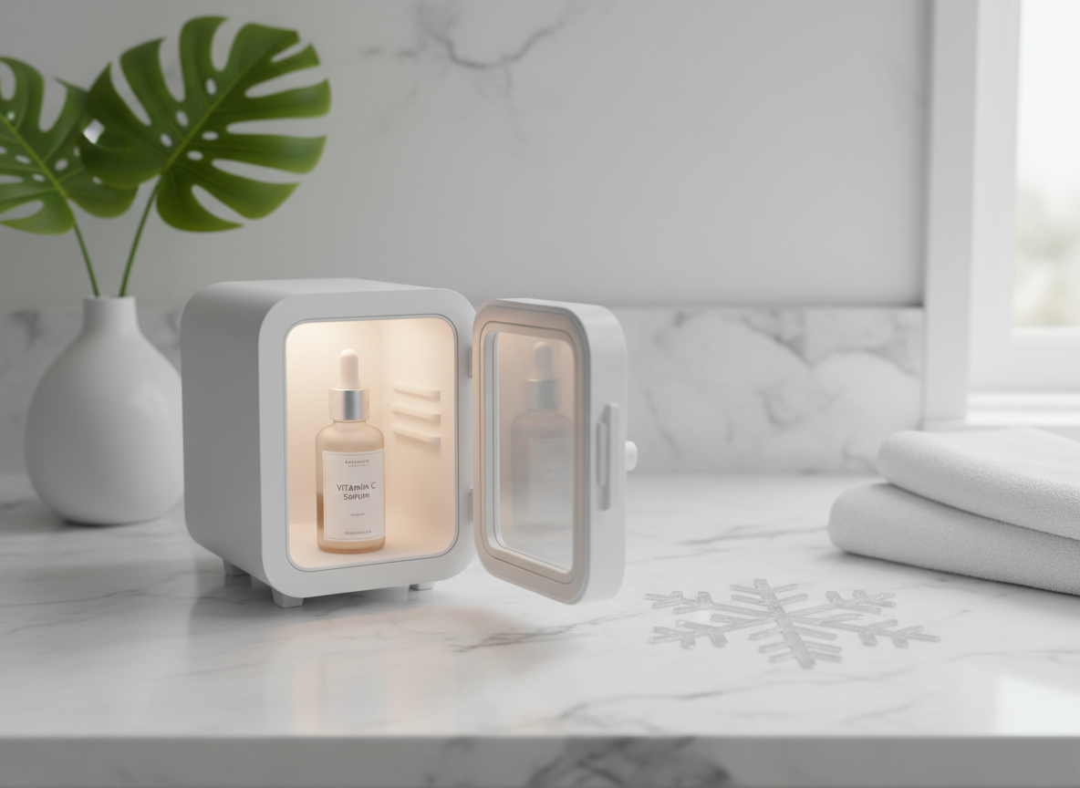 Jak przechowywać najlepsze serum z witaminą C w lodówce dla zachowania stabilności