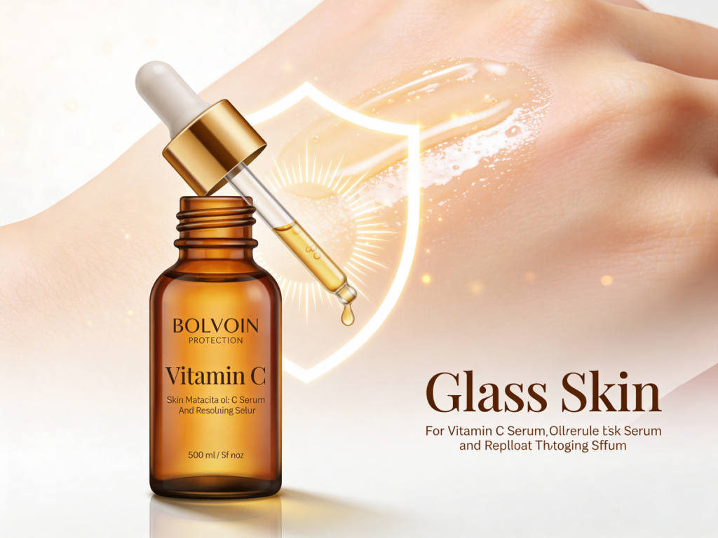 Rozświetlające serum z witaminą c dające efekt glass skin